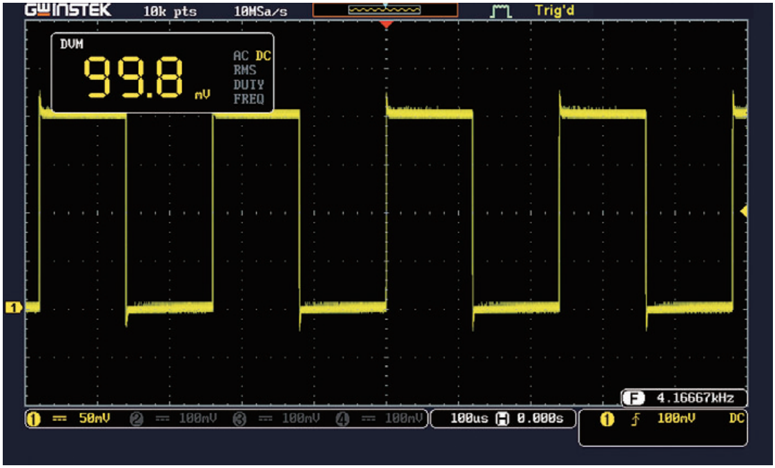 디지털 전압계(Digital Voltage Meter) 기능 측정 화면