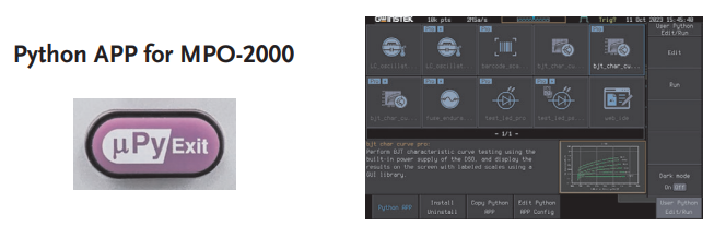 Python APP for MPO-2000