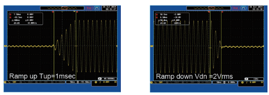 Ramp 파형 제어 동작 화면